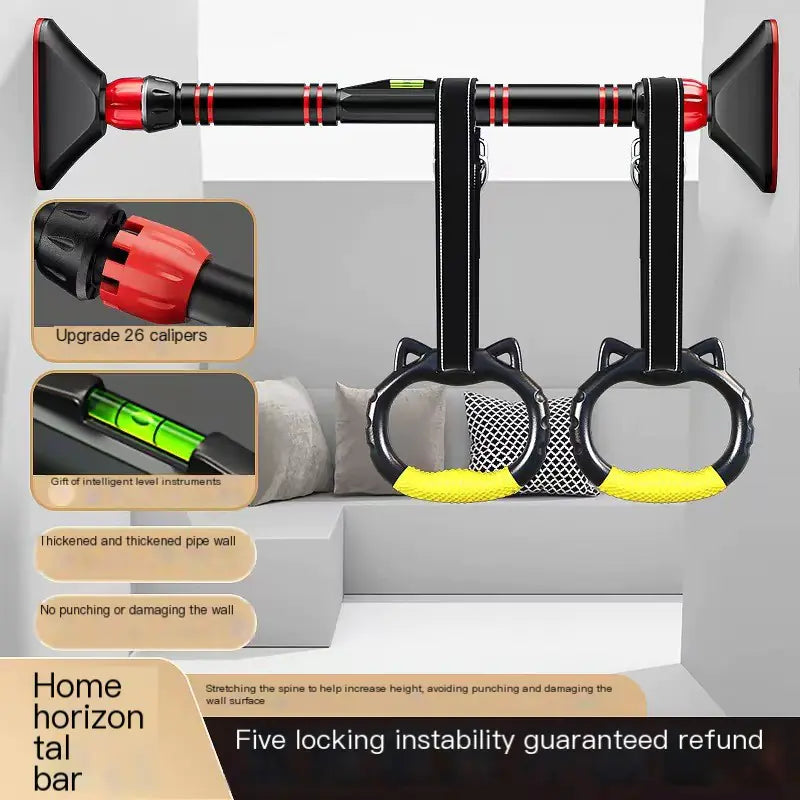 Home Fitness Pull-Up Bar, Wall-Mount